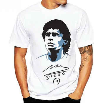 Maradona 3D spausdinimo T-shirt vyrai moterų mados streetwear negabaritinių O-kaklo trumpomis rankovėmis unisex Harajuku