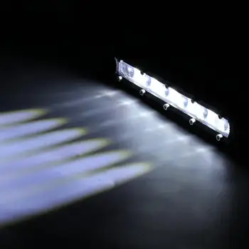 Mažas Vienos-eilutės LED Darbo Lights Off-road Transporto priemonių priekiniai Žibintai Išgaubto Objektyvo Darbas Žibintai Priekiniai Žibintai, Bamperis Tinklelį