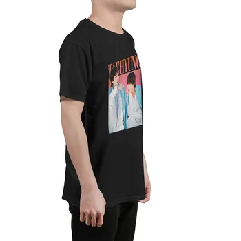 Medvilnės Kim Taehyung Viršūnės t marškinėliai, Unisex 90'S Retro Grafika T-Shirt Moteris/Vyras