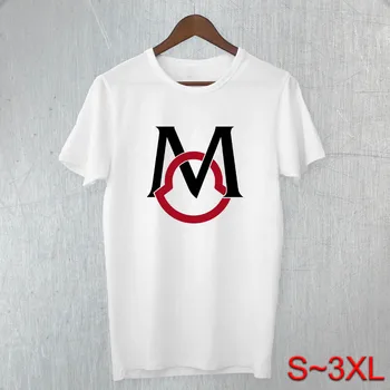Monclxx Mens Vasaros Sporto Marškinėliai Bėgimo marškinėliai Topai Drabužių Mens Apvalios Kaklo marškinėliai Vyrams, Drabužiai