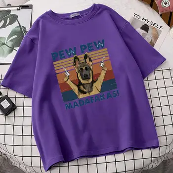Moterų Pew Pew Madafakas Tshirts Harajuku prekinių Ženklų marškinėliai Mujer Aukštos Kokybės Negabaritinių Dizainas T Shirts Camisetas Trumpas Rankovėmis Tee
