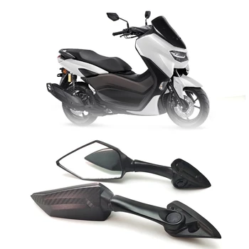 Motociklo Pusės Veidrodėlis Anglies Pluošto galinio vaizdo Veidrodėlis, skirtas Yamaha XMAX 155-2020 m. Motociklo Priedai