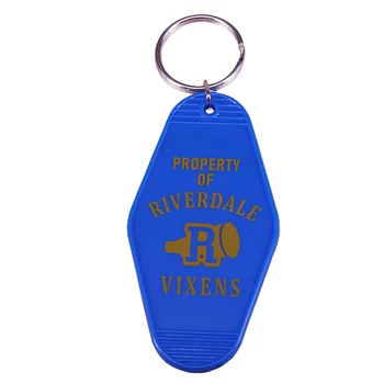 Mėlyna turto Riverdale keychain vixens keytag Riverdale gerbėjų rinkimo dovana siaubo meno priedas