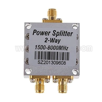 Naujas 2 Būdas SMA Power Splitter 1500mhz~8000MHz,SMA female 8G galios daliklis signalo kabelį splitter moterų daliklis Nemokamas pristatymas