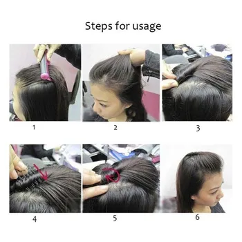 Naujas Atvykimo Plaukų priežiūros Priemonės, Plaukų Įrašą Moterų Kirpčiukai Aukštos sumažinti Staigius Nematomas Įterpti Šukos Coiling Prietaisas Plaukų Šukų Priedai