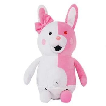 Naujas Rožinis Ir Baltas Monomi Triušis Pliušiniai Žaislai Danganronpa Sukelti Laimingas Bear Rabbit Dangan Ronpa Monokuma Lėlės Pliušinis Žaislas