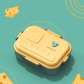 Naujas Sūris, Mikrobangų Pietūs Lauke Nešiojamų Sveikas Bento Box Sandarus Maisto Konteineryje Japonų Stiliaus Virtuvė Vaikai Mokykloje Vaikai