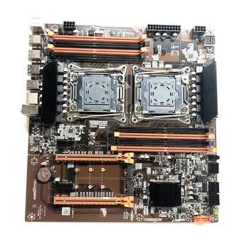 Naujas X99 Dual Kompiuterio Plokštę LGA2011 CPU RECC DDR4 Atminties Valgyti Vištienos Žaidimą Plokštė