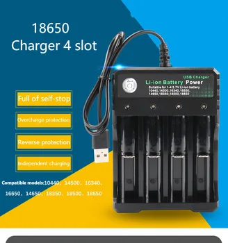Naujus 18650 baterija 3.7 V 9900mAh įkrovimo liion akumuliatoriaus Led žibintuvėlio baterijos 18650 baterijos Didmeninė +USB įkroviklis