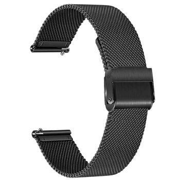 Nerūdijančio Plieno Dirželis Ticwatch E3 GTH E 2 GTX Smart Watch Band Metalo Apyrankė Diržai TicWatch C2 Plus (Onikso ir Platinum)