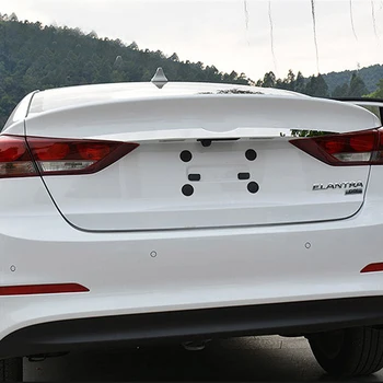 Nerūdijančio plieno Reikmenys Hyundai Elantra Avante 2016 2017 Galinių Durelių Apdaila Kamieno bagažinės atidarymas Uodega Vartų Liejimo Dangtelio Lipdukas