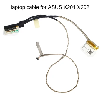 Nešiojamas LCD LVDS Vaizdo Kabelis Asus Vivobook X201E X201L X201S S200E Q200E X202E X202L F202E Ekranas Flex kabeliai DD0EX2LC000