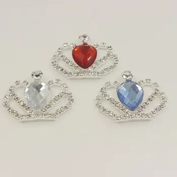 Nidalee kalnų krištolas Mygtukus Amatų Karūna Akrilo Diamond Flatback Perlas Botones Decorativos 