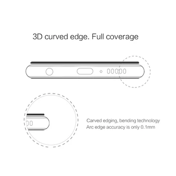 Nillkin Samsung Galaxy S10 Screen Protector for Samsung Galaxy S10+ Grūdintas Stiklas, Apsauginė Plėvelė Visiškai Padengti 3D CP+Max