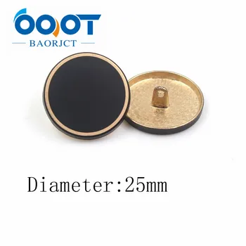 OOOT BAORJCT A-19512-543,10 vnt./Daug 25mm,Aukštos kokybės aukso Metalo Mygtuką,Meno mygtukai drabužių priedai, priemonės 