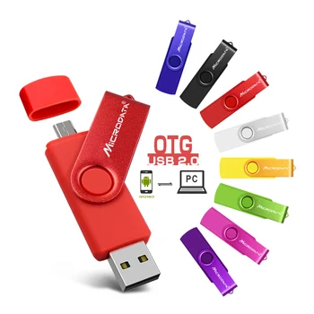 OTG usb flash drive, pen drive 4GB 8GB 16GB 32GB 64GB USB 2.0 pendrive) atminties cel usb stick išorės saugojimo Išmaniųjų Telefonų