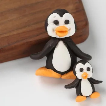 Pingvinas Skysto Silikono Formos Minkštas 
