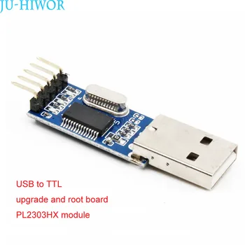 PL2303HX Modulis USB TTL Per Devynis Atnaujinti Teptuku Valdybos STC Mikrovaldiklis Atsisiųsti Šaknis Vielos