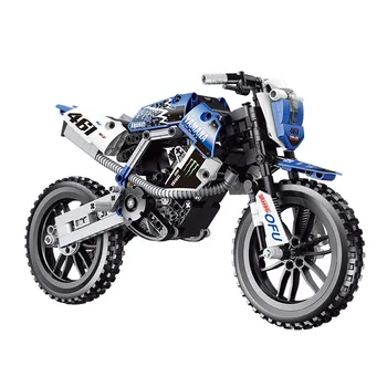 Plytos, Statyba akmenys 50005 High-Tech Serijos Kawasaki Motociklų Modelis Plytų Berniukų Asamblėjos Švietimo Žaislai Suaugusiems Vaikams