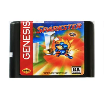 Raketų Riteris Nuotykiai 2 - Sparkster 16 bitų MD Žaidimo Kortelės Sega Mega Drive, SEGA Genesis