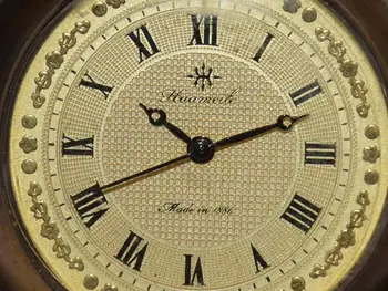 Retas Senas Čing Dinastijos karaliaus ŽALVARIO, STIKLO laikrodis \ mechaninė Kišeninio laikrodžio, gali dirbti, su marku, vakarų simbolių, Nemokamas pristatymas