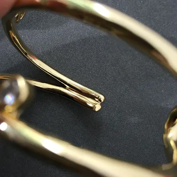 S925 sterlingas sidabro vasaros naują aukso geltonos multi-žiedą apyrankę moterų papuošalai kriaušės formos akmuo, dizainas, mados juvelyrika