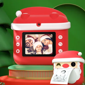Santa Claus Vaikams, momentinės 1080P HD Vaikai Instantane Kamera, Žaislai Mergaitėms, Berniukams Kalėdų dovana Gimtadienio Dovanos