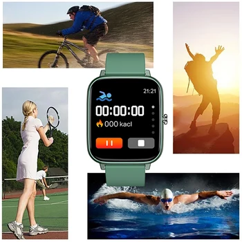 SENBONO Moterų BT Skambučio 2021 Smartwatch Smartwatch Vyrų Laikrodis Kraujo presssure Fitness Tracker Sporto Žiūrėti 