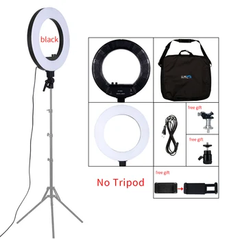 SH 18inch/45cm LED Šviesos Žiedas Su Mikrofono Stovu Selfie Užpildyti Apšvietimo Usb Įkrovimo Led Lempos Vaizdo Transliacijos Fotografija