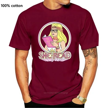 Shera T-shirt 80s Cartoon Tee Ji Skaityti, Kietas Atsitiktinis pasididžiavimas marškinėliai vyrams Unisex Naujas Mados marškinėlius viršūnės 
