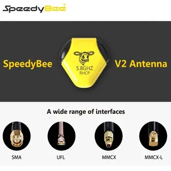 Speedybee V2 5.8 ghz, 2.8 DBI Fpv Antenos Rhcp Rc Fpv Lenktynių Freestyle Tranai Vaizdo Siųstuvas Pakeitimo 