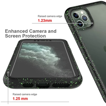 Sunku VNT Atveju iPhone, 11 pro X XS Max atveju su Screen protector, atsparus smūgiams gaubtas, skirtas 