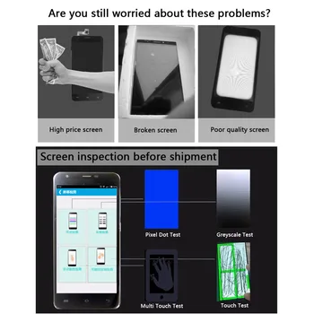 Už Ulefone Šarvai 2 LCD Ekranas Jutiklinis Ekranas skaitmeninis keitiklis Surinkimas, Remontas, Dalys Armor2 Smartphone be Fngerprint Mygtuką