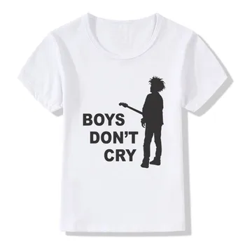 Vaikai Išgydyti BERNIUKAI NEVERKIA Cool T-shirt Vasaros Boy&Girl O-Kaklo trumpomis Rankovėmis Drabužius Rock Roll Punk Viršuje Tee marškinėliai ooo630