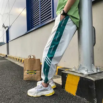 Vyrai Korėjos Haremo Kelnės 2021 Japonijos Streetwear Poilsiu Harajuku Sweatpants Hip-Hop Atsitiktinis Kelnės Plius Dydis