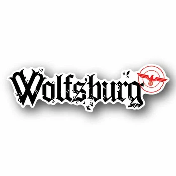 Wolfsburg Automobilių Lipdukas Vandeniui Asmeninį Decal Nešiojamas Sunkvežimių, Motociklų, Auto Aksesuarai, Kėbulo Apdaila PVC,13cm*3cm