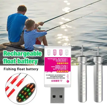 Žvejyba Plaukti Baterija CR425 Įkraunama Baterija USB Įkroviklis Žvejybos Reikmenys Įrankio Plūdės Įrankiai, Reikmenys